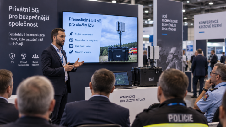 Privátní 5G pro složky IZS jsme představili na odborné konferenci v Plzni