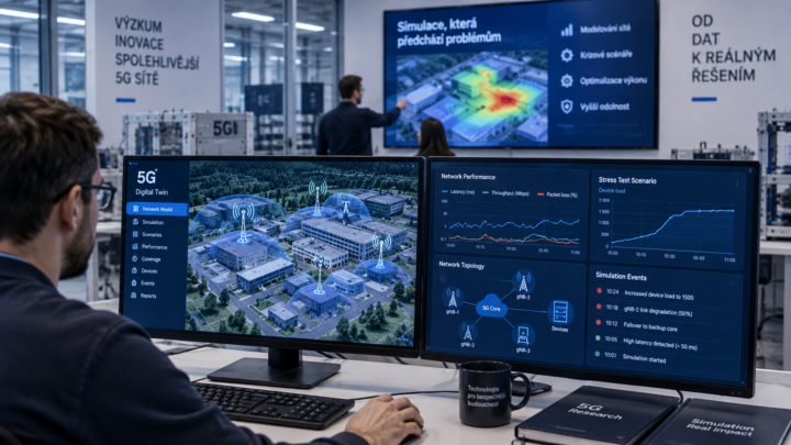 Zahajujeme výzkumný projekt zaměřený na digitální dvojče 5G sítě
